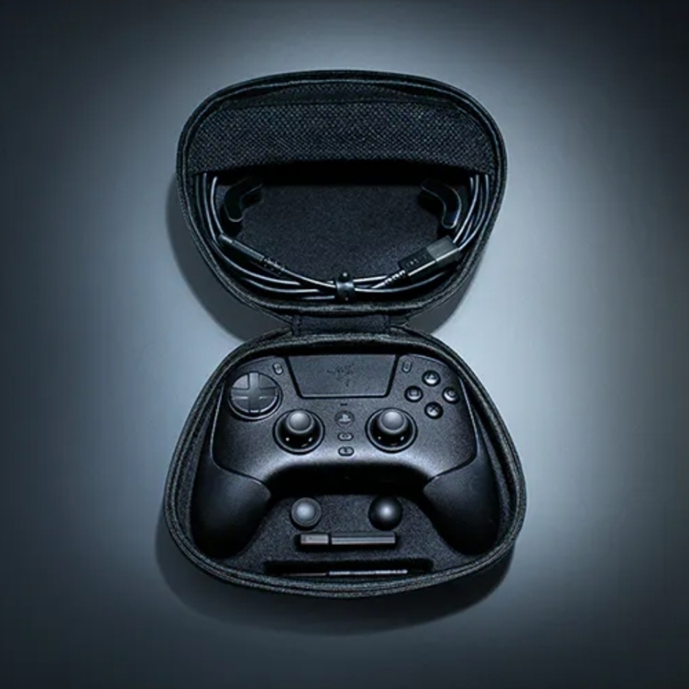 Black Gaming Controller with Case